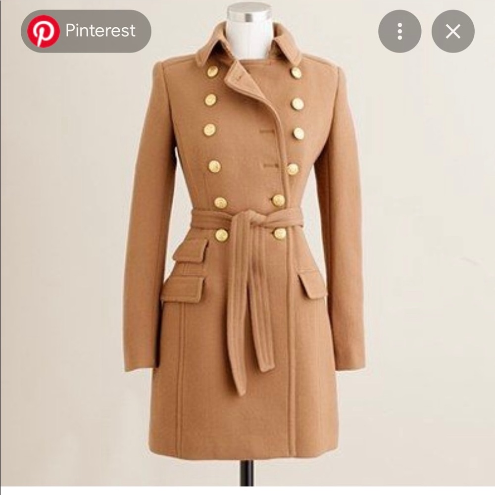 Women’s j crew structured wool coat